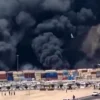 Massive Explosion Rocks Shahid Rajaee Port in Southern Iran